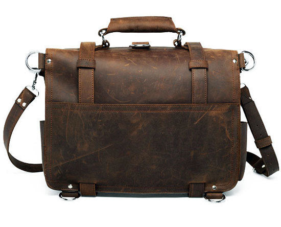 Leather bag leather bag wholesale cool crazy horse men Shoulder Messenger Bag 7072