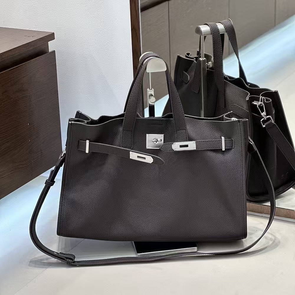 New Top Layer Cowhide All-match Crossbody Bag For Women