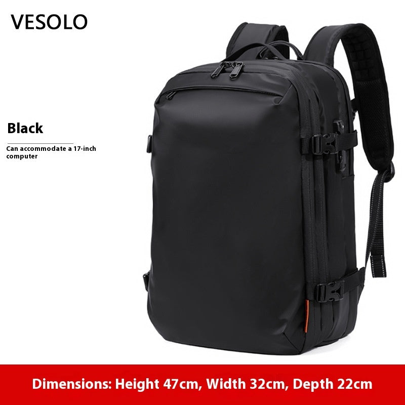 Vacuum Compression Bag Large Capacity Men's Business Backpack
